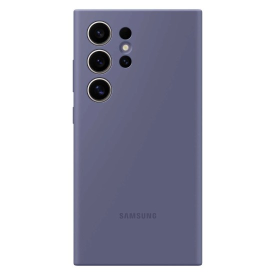 Samsung Silicone Case for Galaxy S24 Ultra Violet
