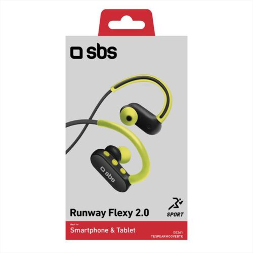 SBS Wireless Sport Earphones, Black - Image 2