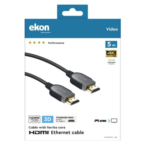 EKON 4 Star gold-plated HDMI 2.0 cable - Image 2
