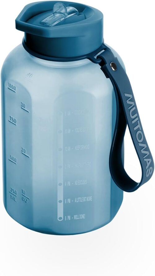 Muitomas Sport Water Bottle 1.2L Blue - Image 2