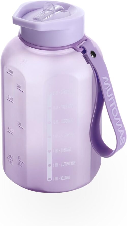 Muitomas Sport Water Bottle 1.2L Violet - Image 2