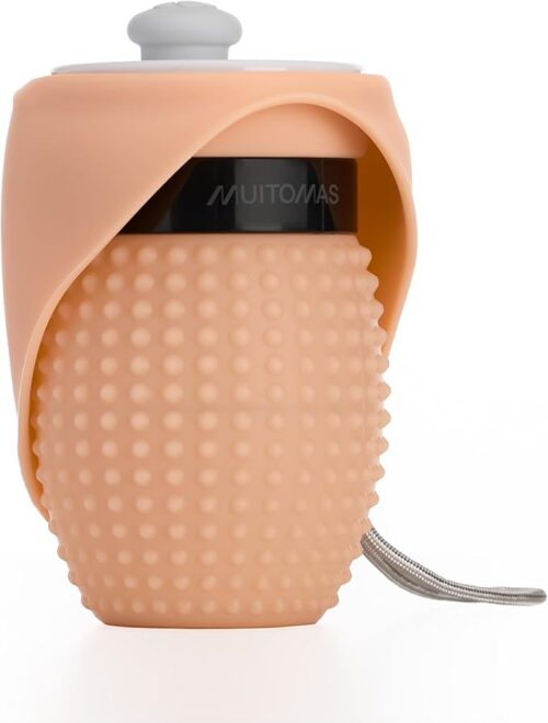 Muitomas Pet Water Bottle Peach Fuzzy - Image 3