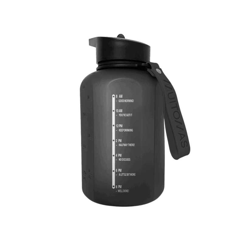Muitomas Sport Water Bottle 1.2L Black