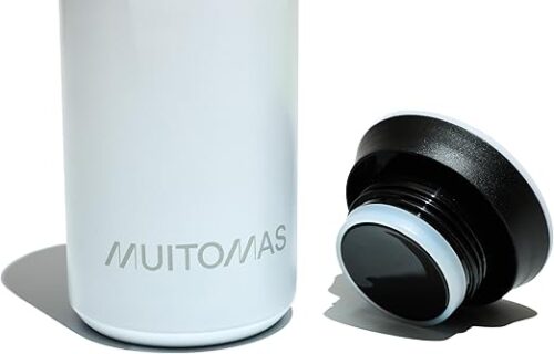 Muitomas Water Bottle 350ML White - Image 2