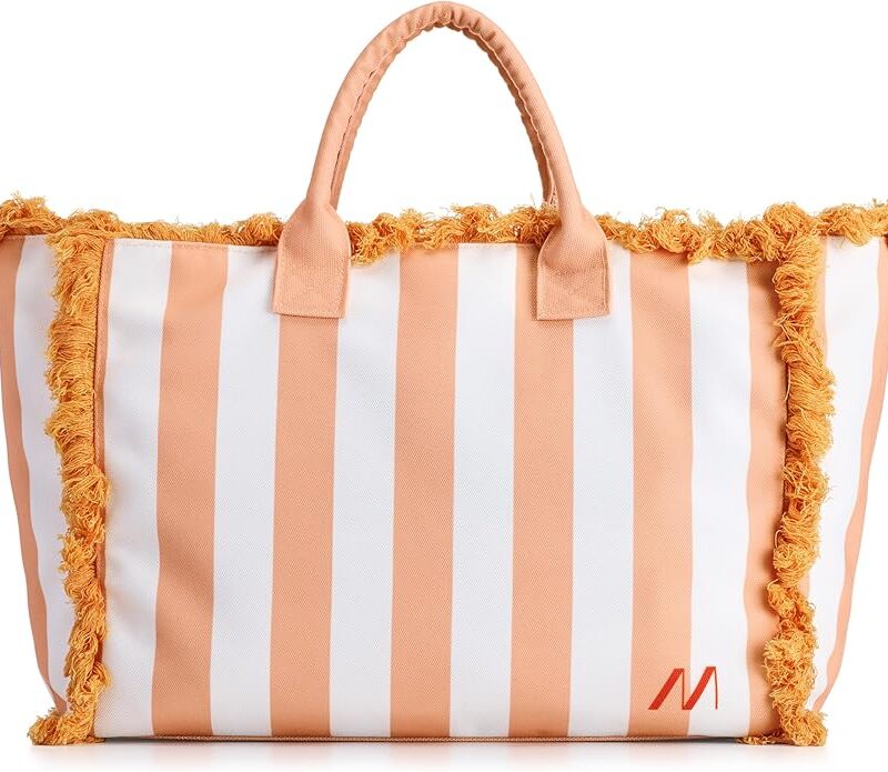 Muitomas Beach Bag Peach Fuzzy