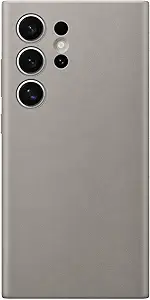 Samsung Vegan Leather Case for Galaxy S24 Ultra Taupe