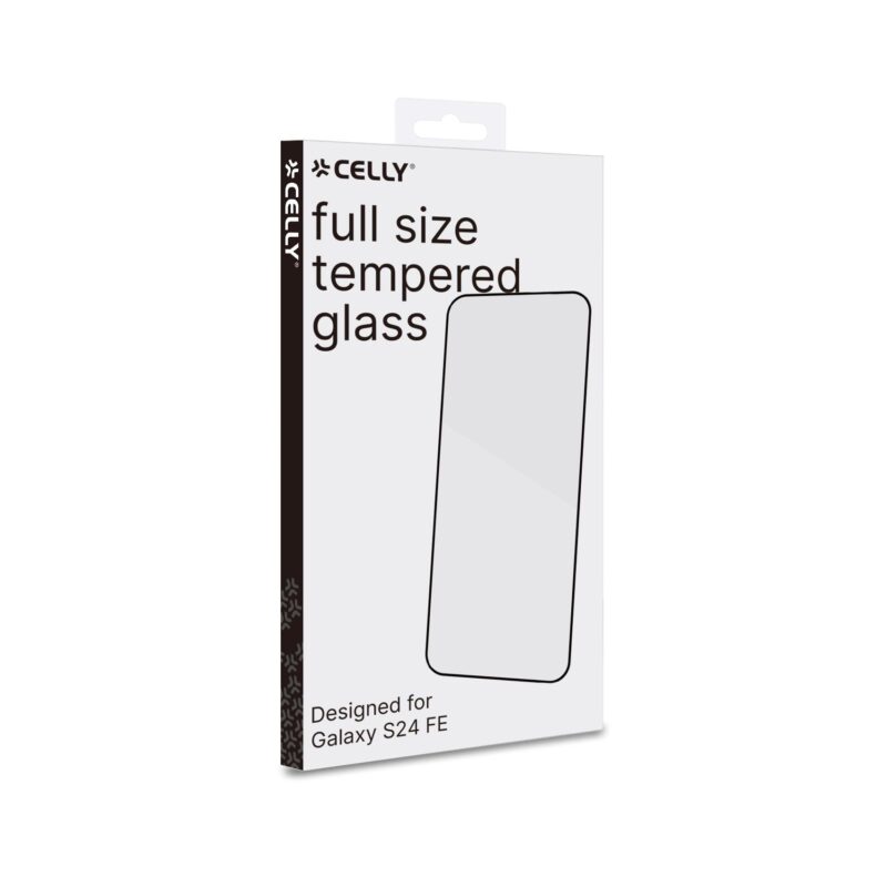 Celly Tempered Glass (Full Glass) for Samsung Galaxy S24 FE - Image 2