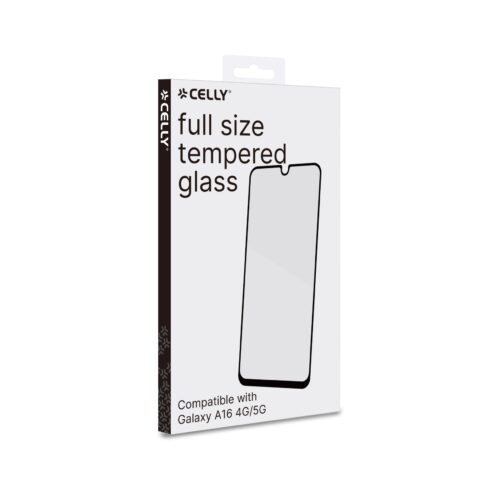 Celly Tempered Glass (Full Glass) for Samsung Galaxy A16 4G/5G - Image 2