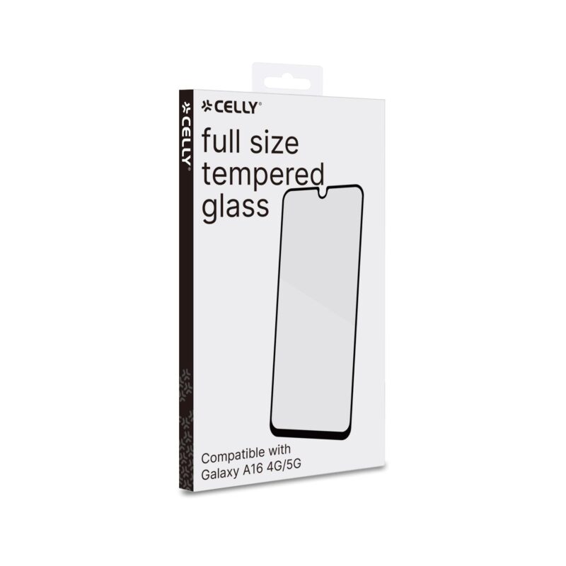 Celly Tempered Glass (Full Glass) for Samsung Galaxy A16 4G/5G - Image 2