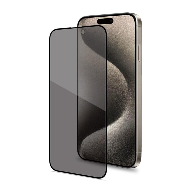 Celly Privacy 3D Glass for Apple iPhone 16 Plus Black