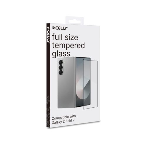 Celly Tempered Glass (Full Glass) for Samsung Galaxy Z Fold7 - Image 3
