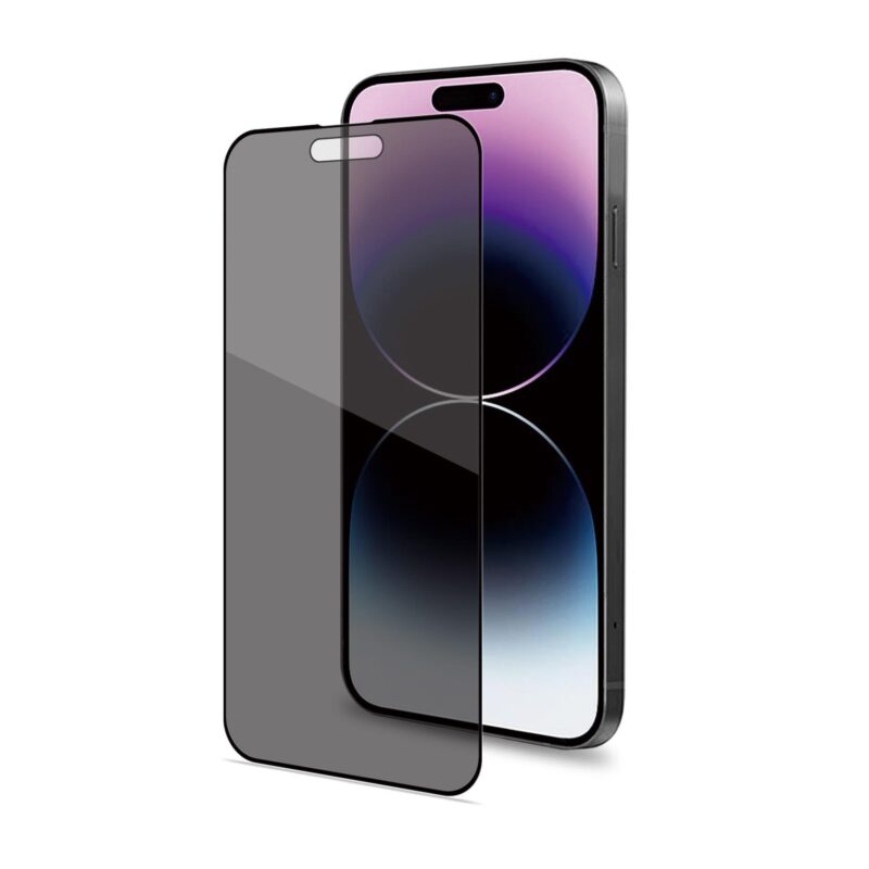 Celly Privacy 3D Glass for Apple iPhone 15 Pro Max Black