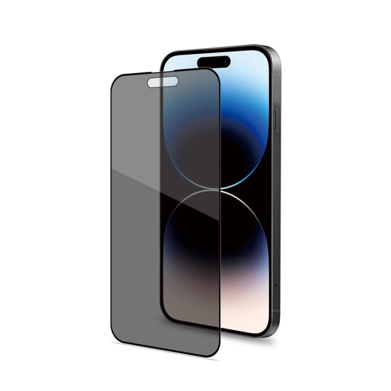 Celly Privacy 3D Glass for Apple iPhone 15 Pro Black