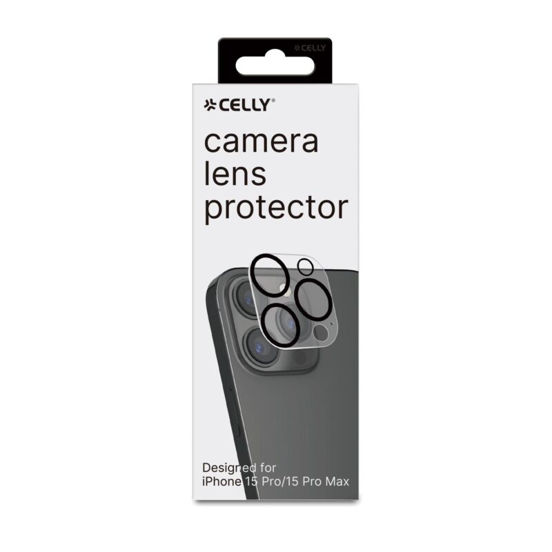 Celly Camera Lens for Apple iPhone 15 Pro/15 Pro Max - Image 3