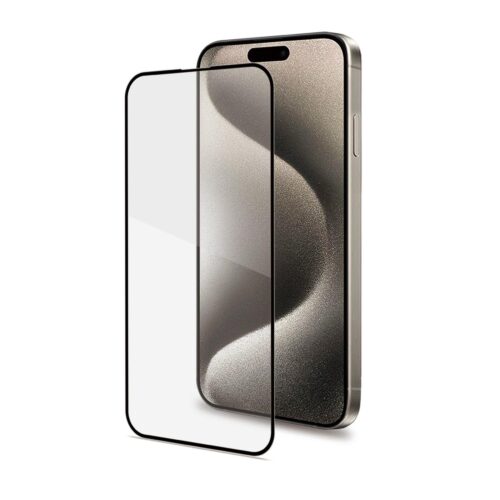 Celly Tempered Glass (Full Glass) for Apple iPhone 16 Plus