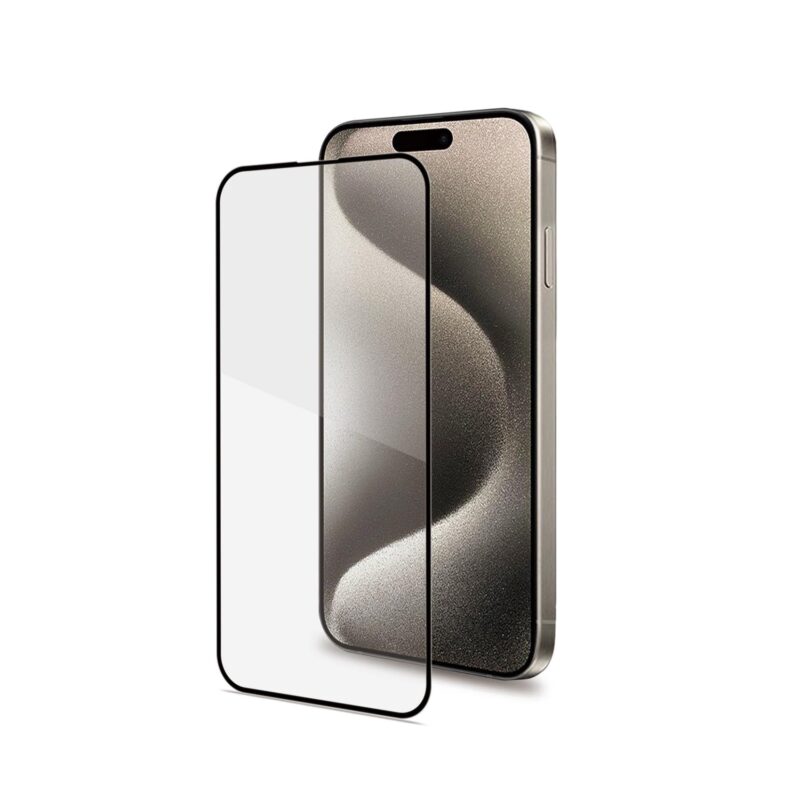 Celly Tempered Glass (Full Glass) for Apple iPhone 16