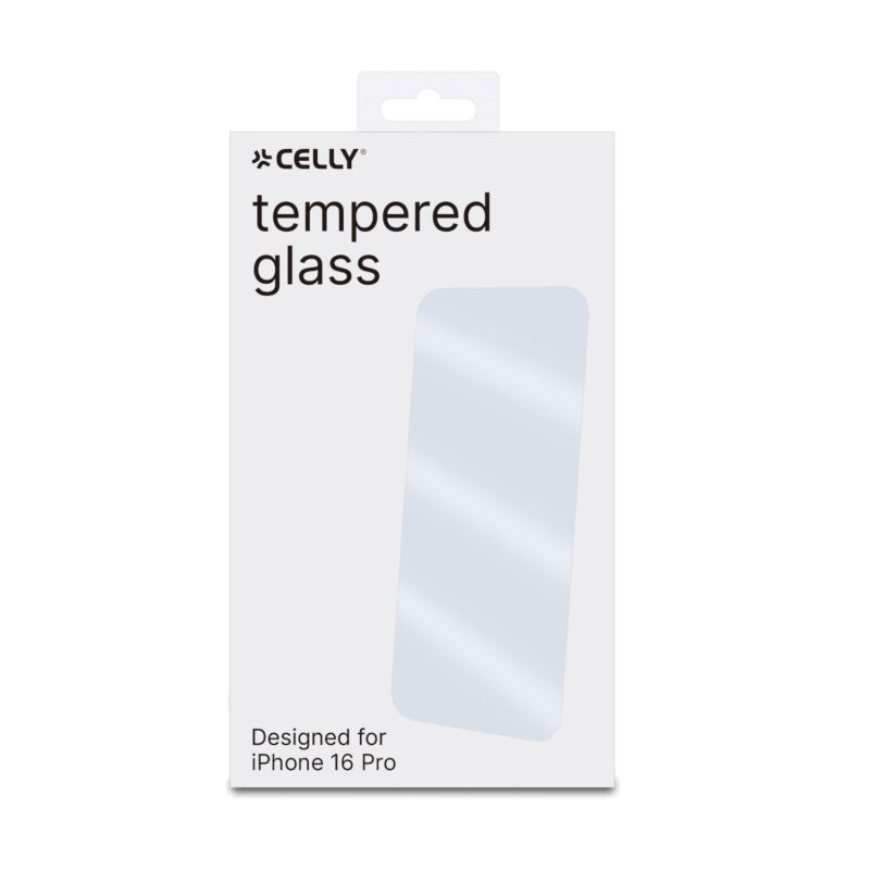 Celly Tempered Glass (Easy) for Apple iPhone 16 Pro - Image 2