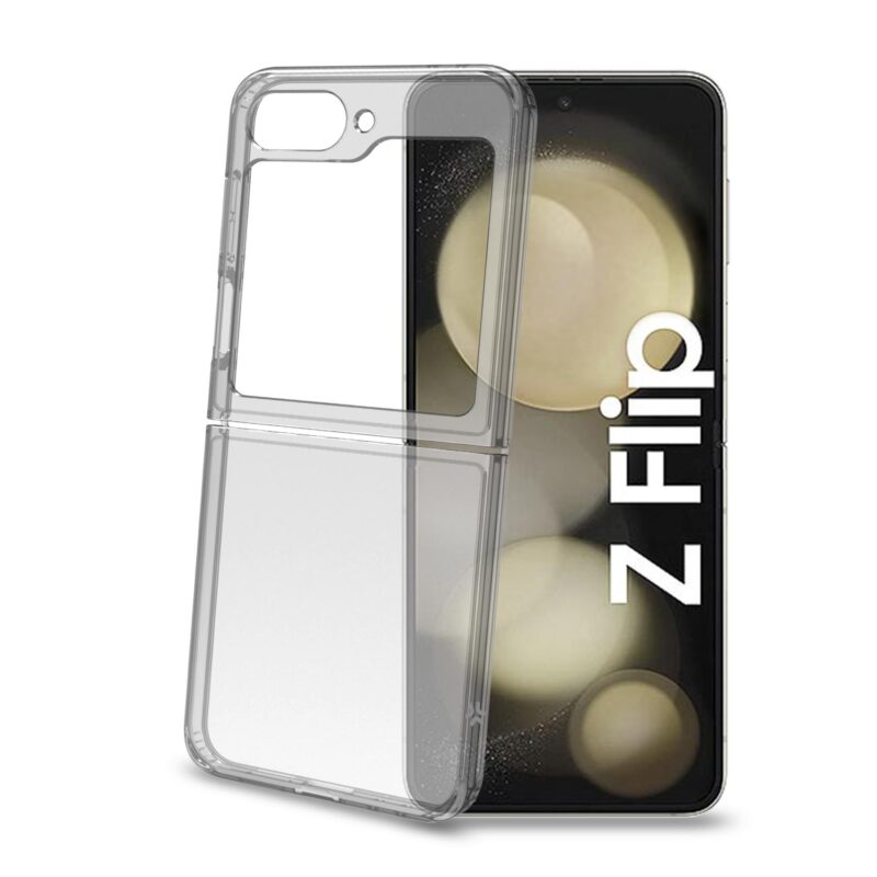 Celly Clear Folding Case for Samsung Galaxy Z Flip6 Transparent