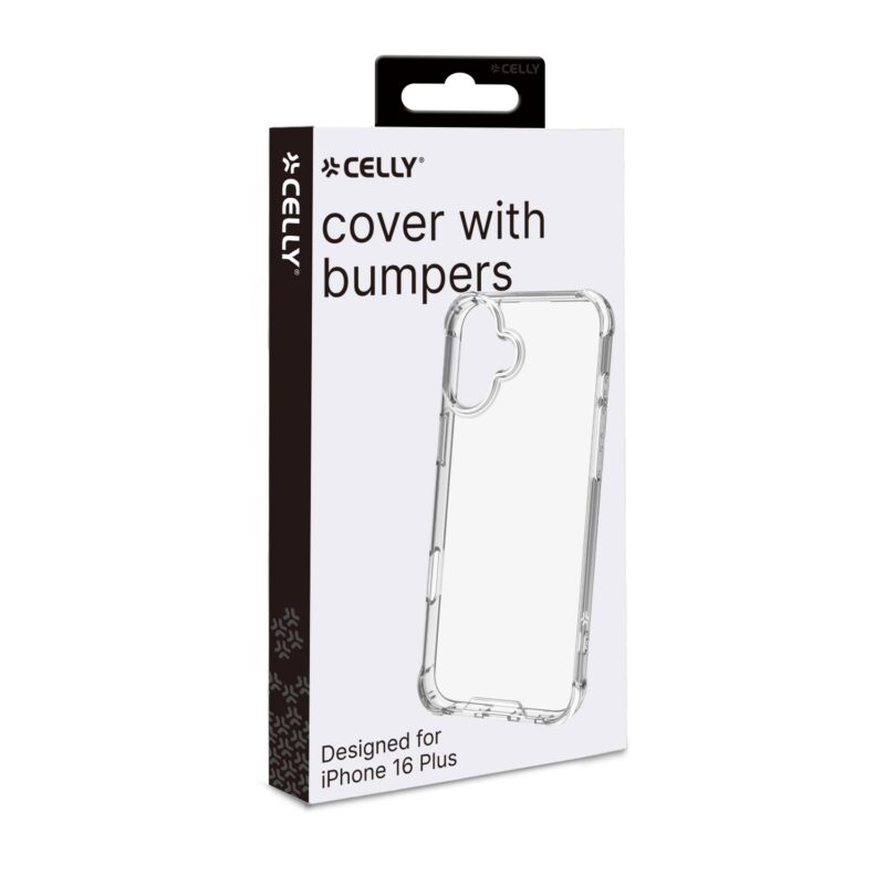 Celly Armor for Apple iPhone 16 Plus White Transparent - Image 2