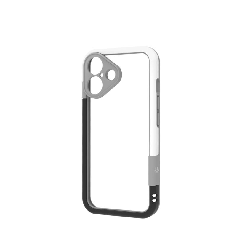 Celly Bumper Cover for Apple iPhone 16 Black/White - Image 3
