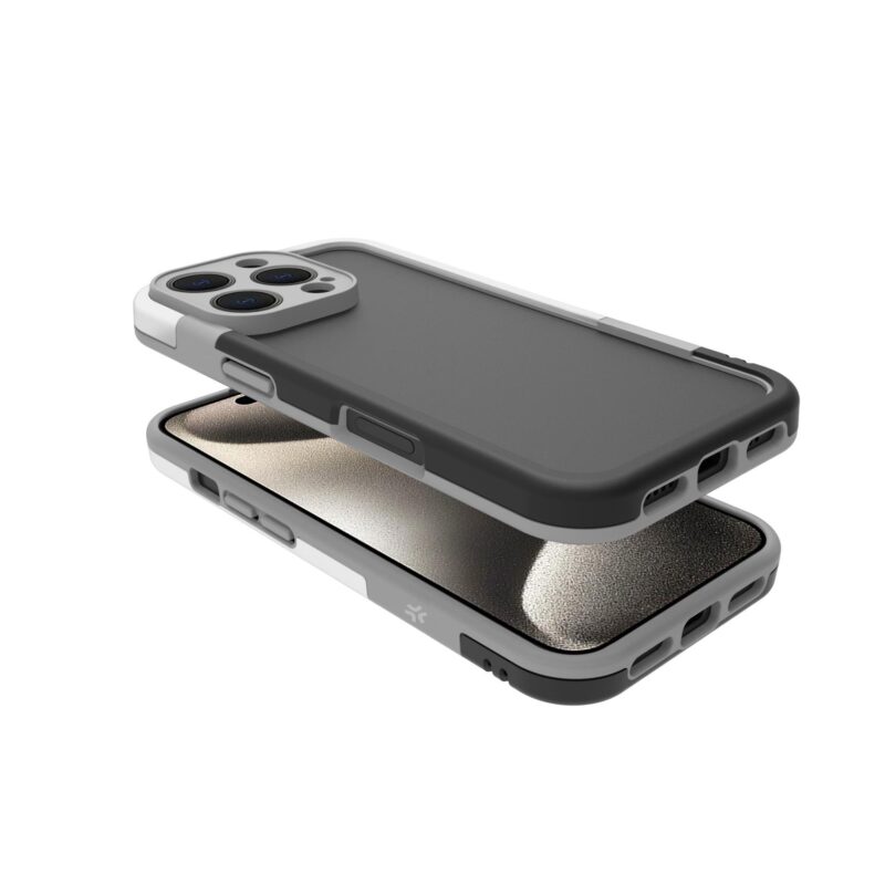 Celly Bumper Cover for Apple iPhone 16 Pro Black/White - Image 4
