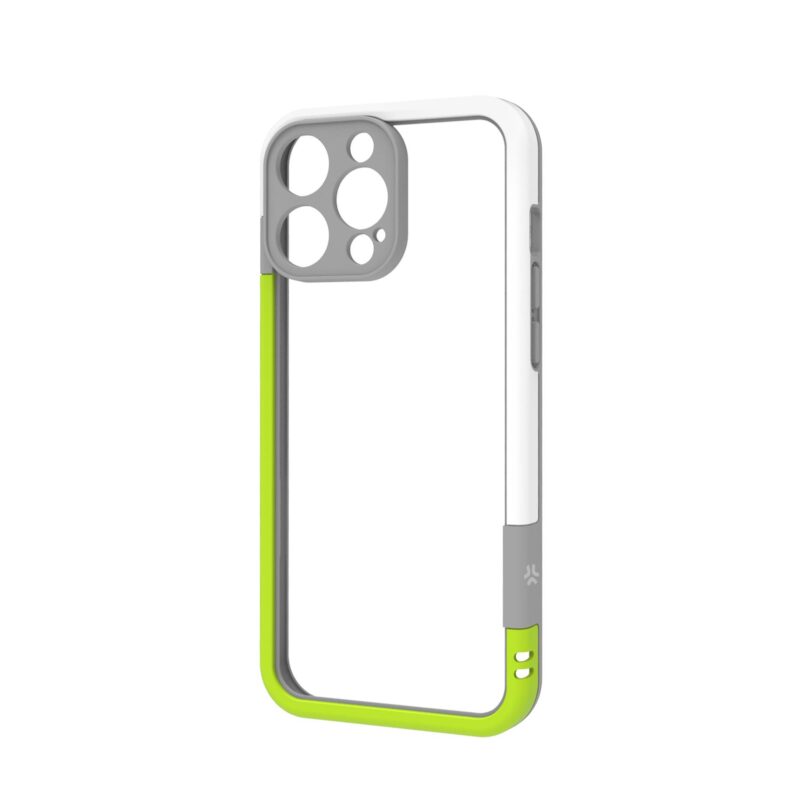 Celly Bumper Cover for Apple iPhone 16 Pro Max White/Green