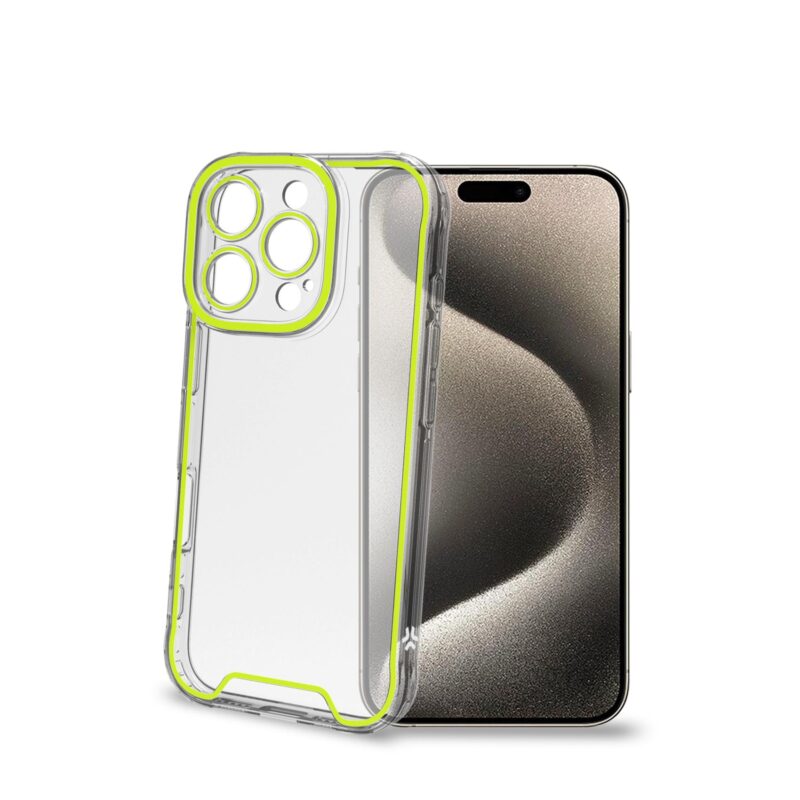 Celly TPU Cover Glow for Apple iPhone 16 Pro Yellow