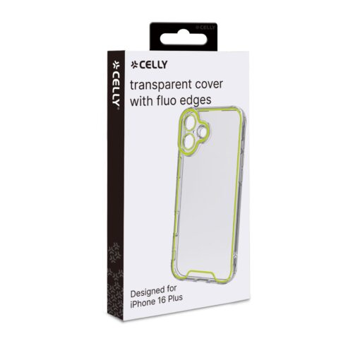 Celly TPU Cover Glow for Apple iPhone 16 Plus Yellow - Image 2