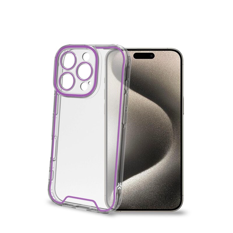 Celly TPU Cover Glow for Apple iPhone 16 Pro Purple