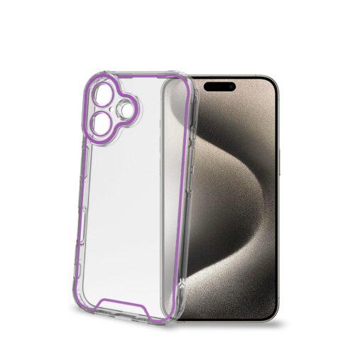 Celly TPU Cover Glow for Apple iPhone 16 Purple