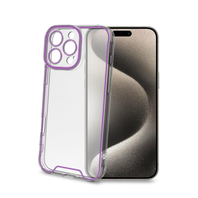 Celly TPU Cover Glow for Apple iPhone 16 Pro Max Purple