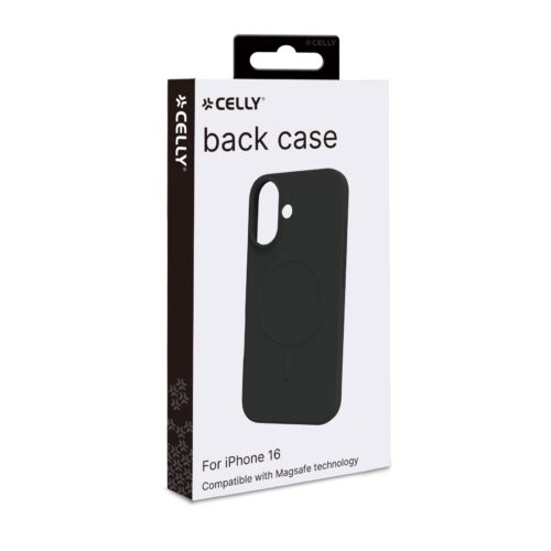 Celly Cromo with MAG for Apple iPhone 16 Black - Image 2