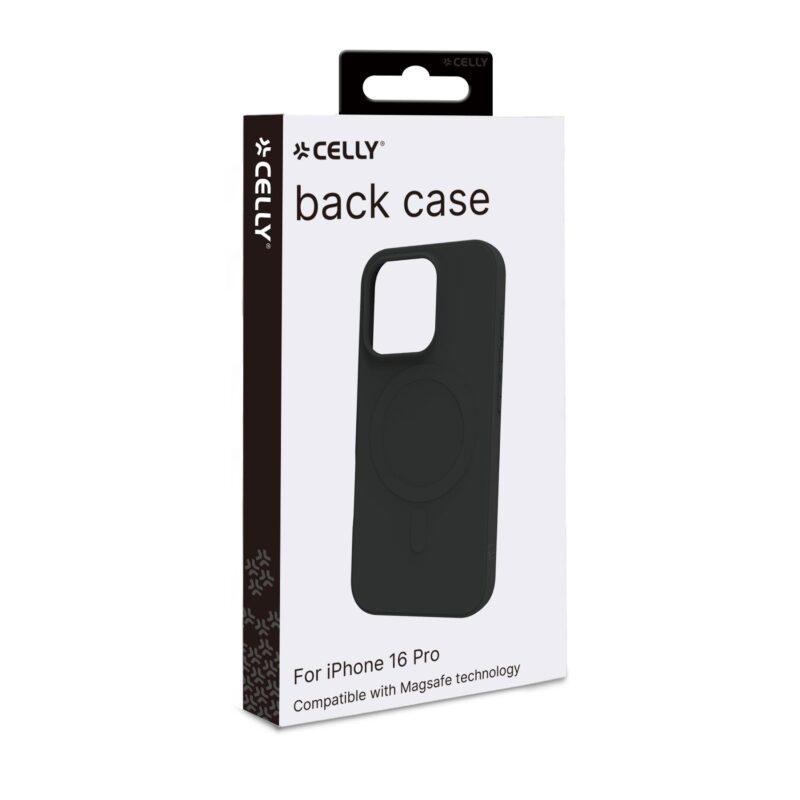Celly Cromo with MAG for Apple iPhone 16 Pro Black - Image 2
