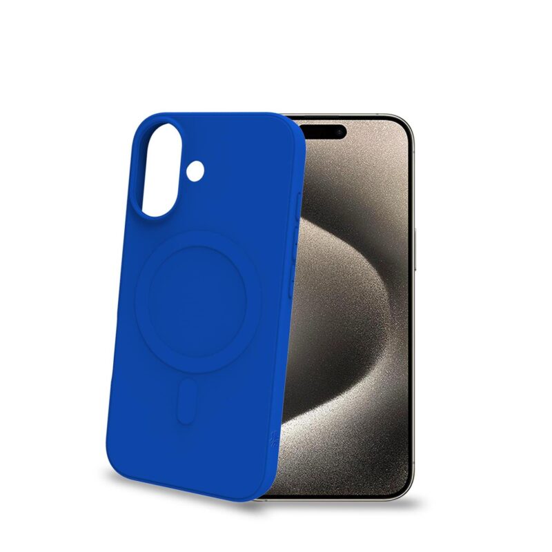 Celly Cromo with MAG for Apple iPhone 16 Blue