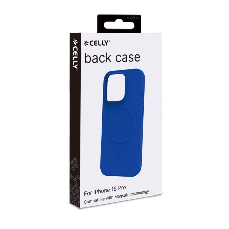 Celly Cromo with MAG for Apple iPhone 16 Pro Blue - Image 2