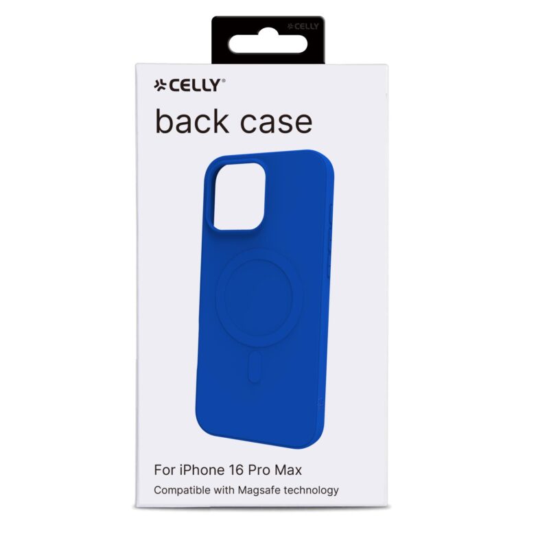 Celly Cromo with MAG for Apple iPhone 16 Pro Max Blue - Image 2