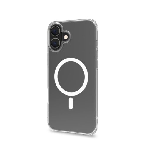 Celly TPU Cover with MAG for Apple iPhone 16 Plus White