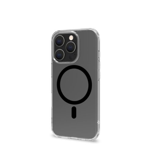 Celly TPU Cover with MAG for Apple iPhone 16 Pro Black