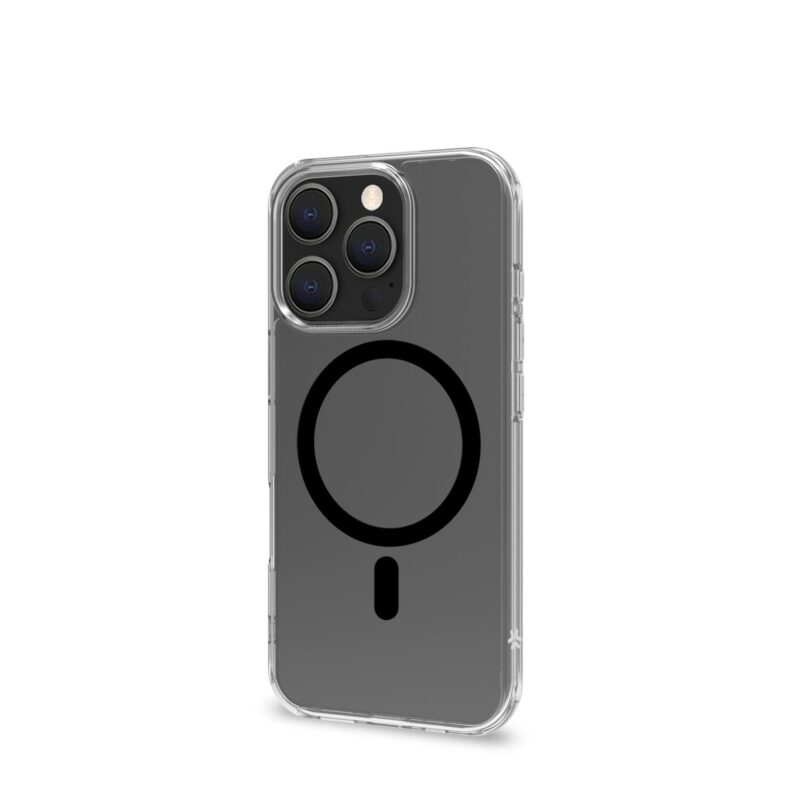 Celly TPU Cover with MAG for Apple iPhone 16 Pro Black