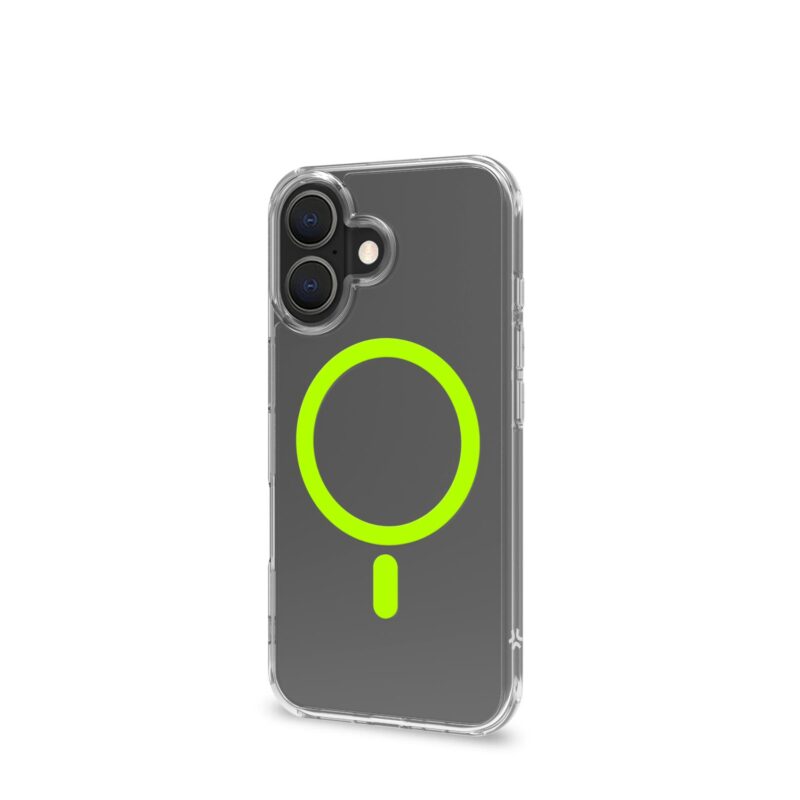 Celly TPU Cover with MAG for Apple iPhone 16 Yellow