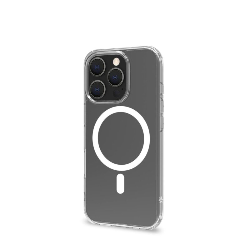 Celly TPU Cover with MAG for Apple iPhone 16 Pro White