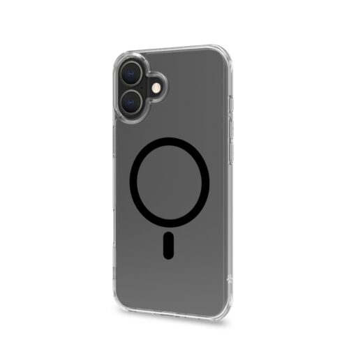 Celly TPU Cover with MAG for Apple iPhone 16 Plus Black