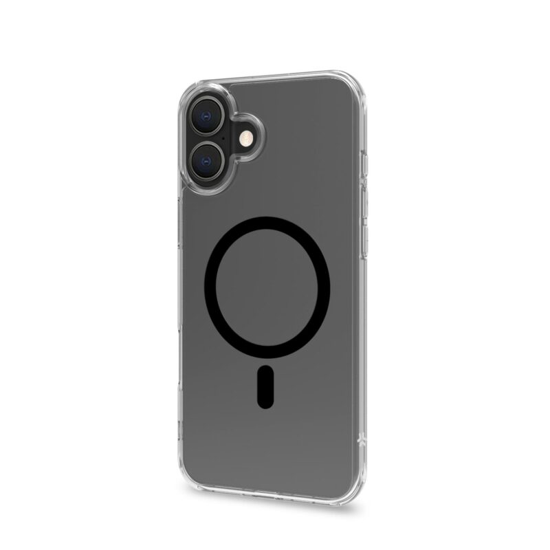 Celly TPU Cover with MAG for Apple iPhone 16 Plus Black