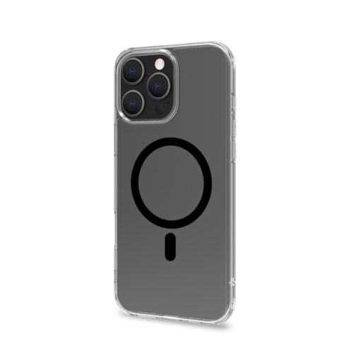 Celly TPU Cover with MAG for Apple iPhone 16 Pro Max Black