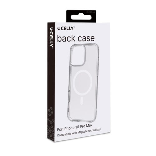 Celly TPU Cover with MAG for Apple iPhone 16 Pro Max White - Image 2