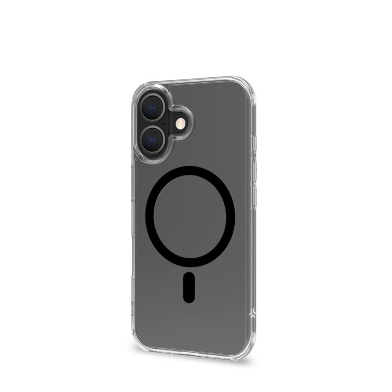 Celly TPU Cover with MAG for Apple iPhone 16 Black