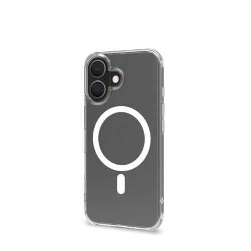 Celly TPU Cover with MAG for Apple iPhone 16 White