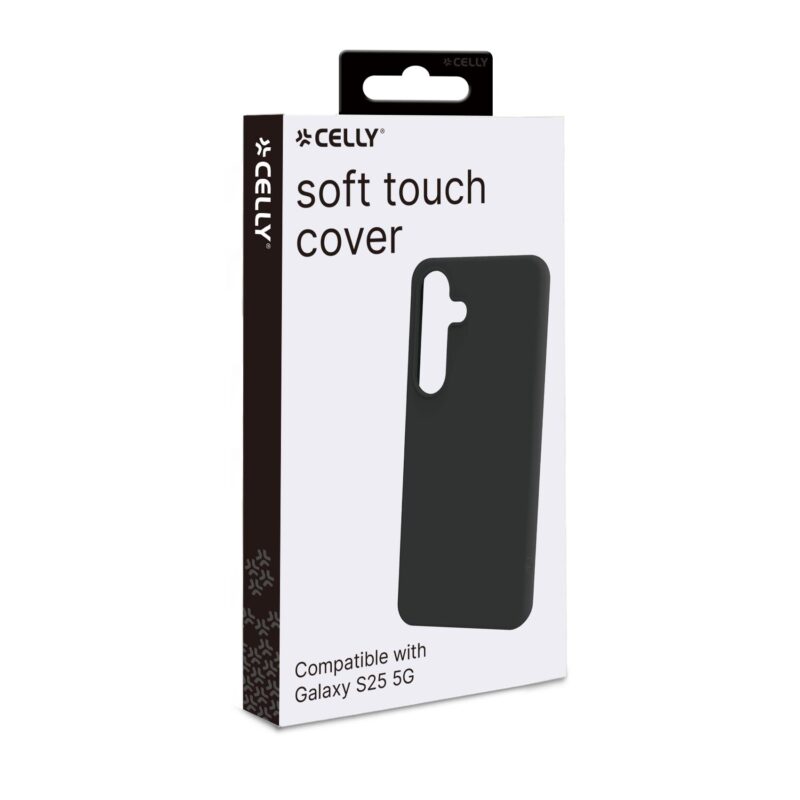 Celly Cromo Case for Samsung Galaxy S25 5G Black - Image 2