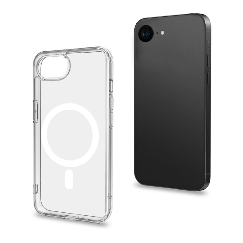 Celly TPU Cover with MAG for Apple iPhone 16e White - Image 2