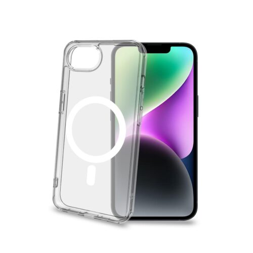 Celly TPU Cover with MAG for Apple iPhone 16e White